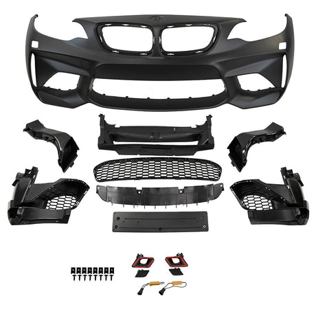BMW F22/F23 2 series M2 Style Front Bumper w/o PDC Holes