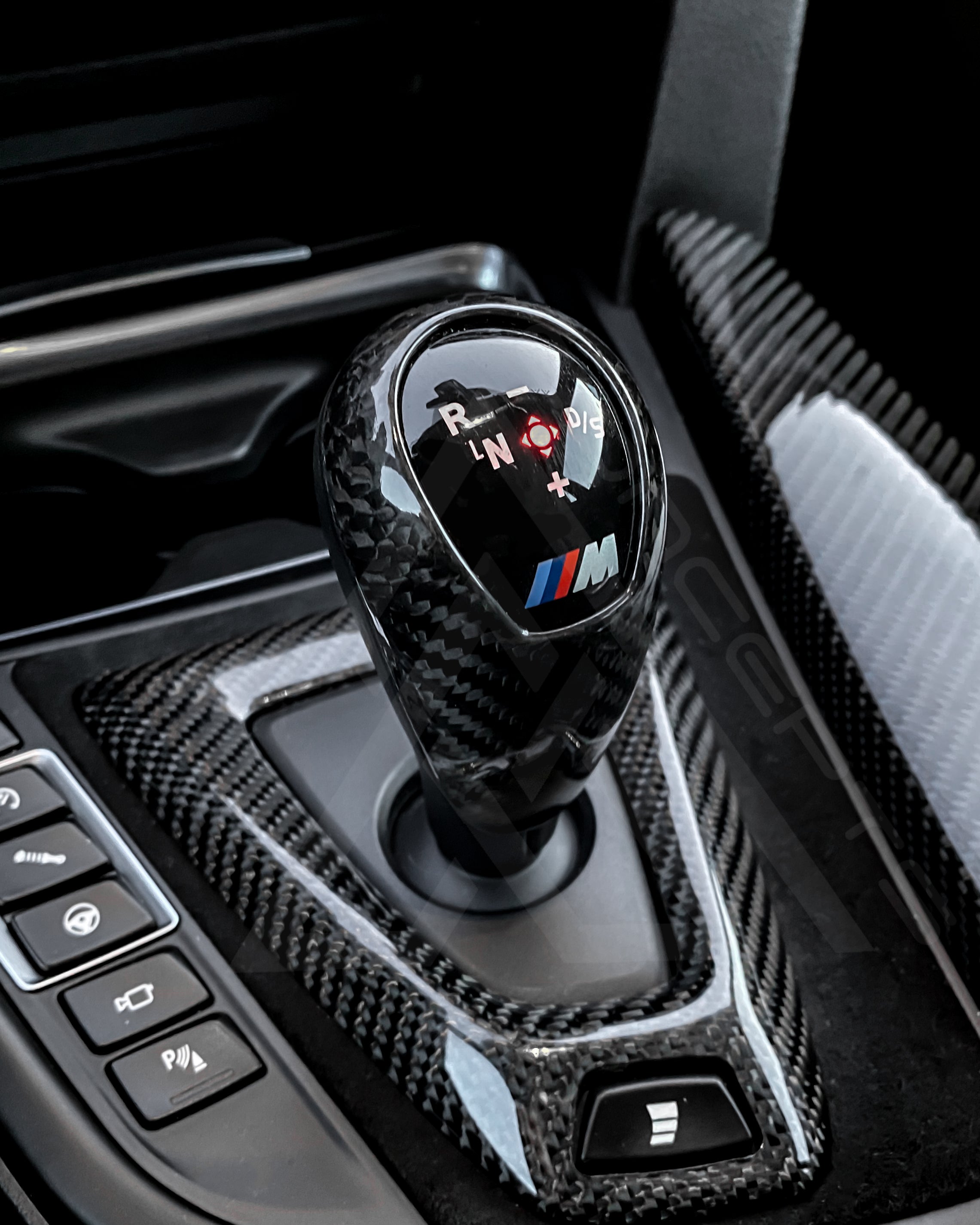 BMW M Sport Carbon Fiber Gear Selector Shift Knob Replacement