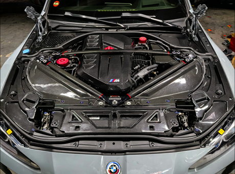 G80 M3 G82 M4 Carbon Fiber Engine Bay Trim