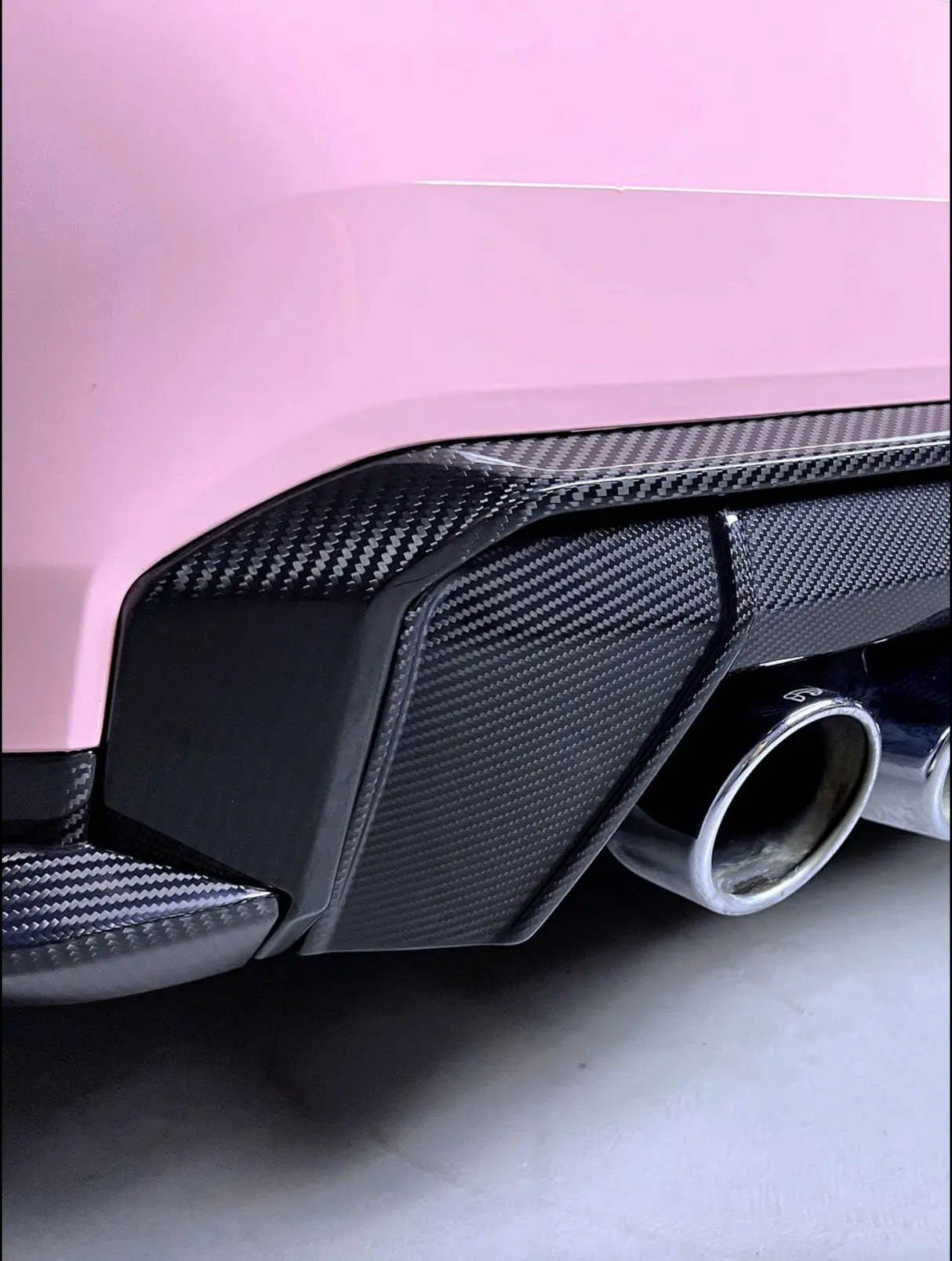 G80 M3 G82 M4 Carbon Fiber Diffuser Trim