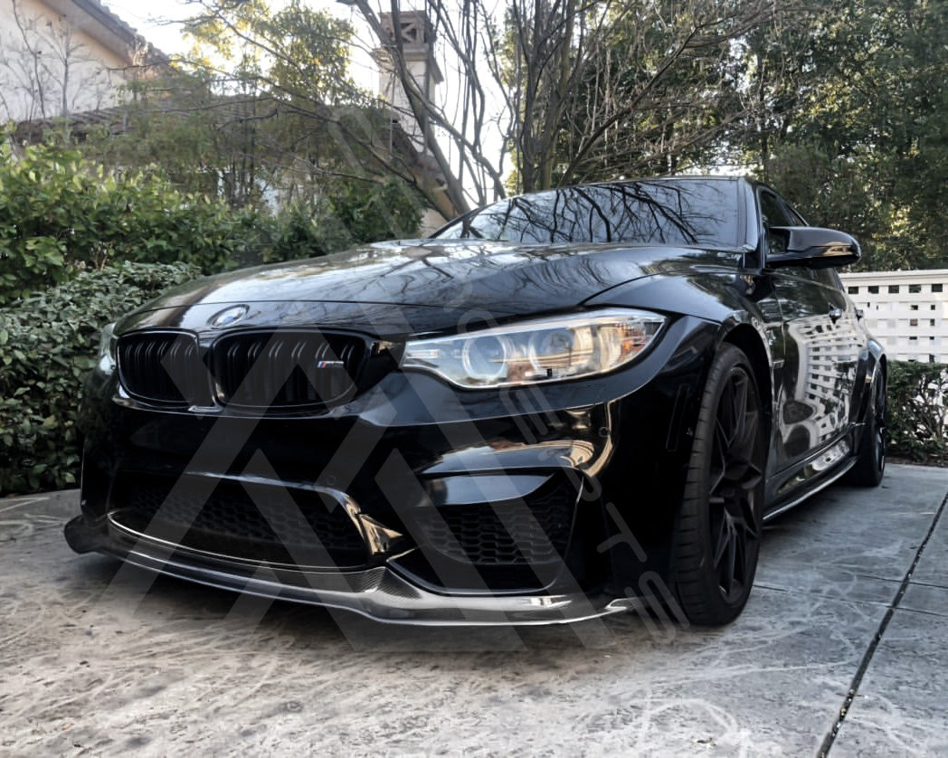 Bmw m4 v style deals front lip