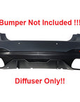 2017-2020 BMW G30 PRE-LCI M-Performance Style Rear Diffuser Only