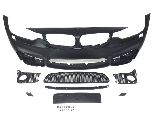2014-2020 BMW F32 M4 Style Front Bumper Fog Type