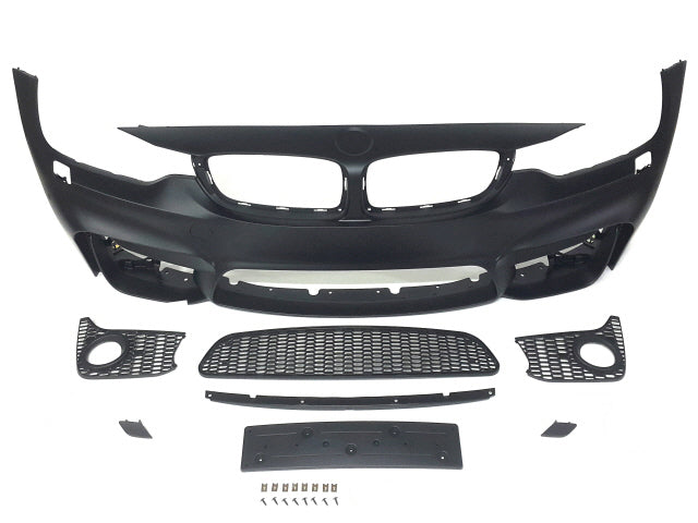 BMW F32 4 Series M4 Style Front Bumper Fog Type