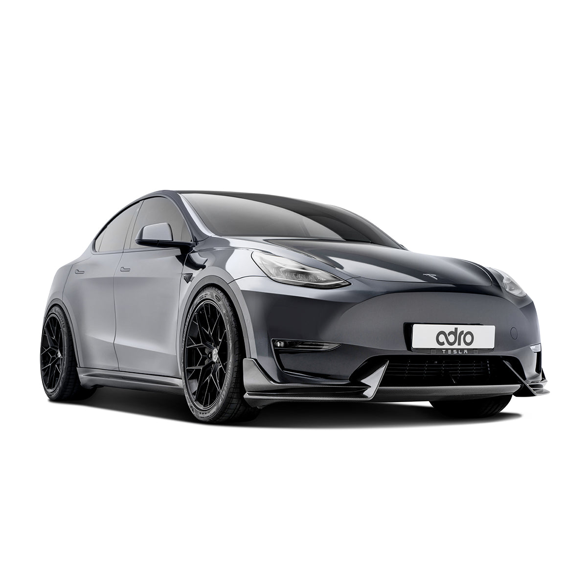 Tesla Model Y Premium Prepreg Carbon Fiber Side Skirts - ADRO 