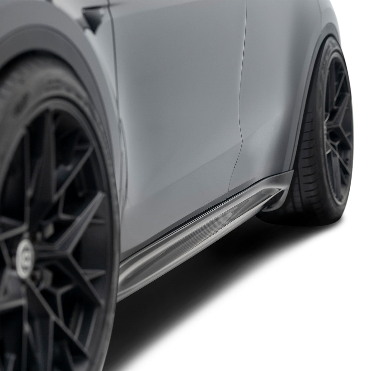 Tesla Model Y Premium Prepreg Carbon Fiber Side Skirts - ADRO 