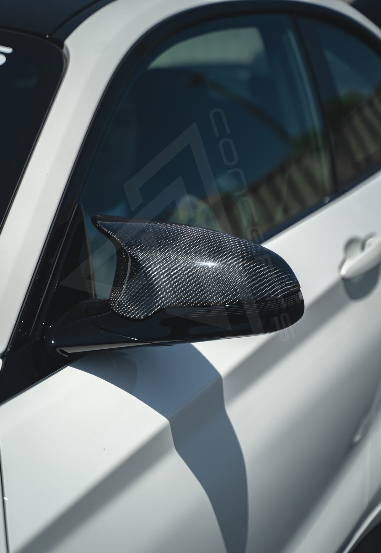 F80 M3 F82 M4 F87 M2C Dry Carbon Fiber Replacement Side View Mirror Caps - AA CONCEPTS CO 