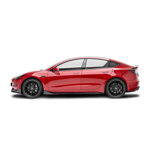 Tesla Model 3 Premium Prepreg Carbon Fiber Side Skirts - ADRO 