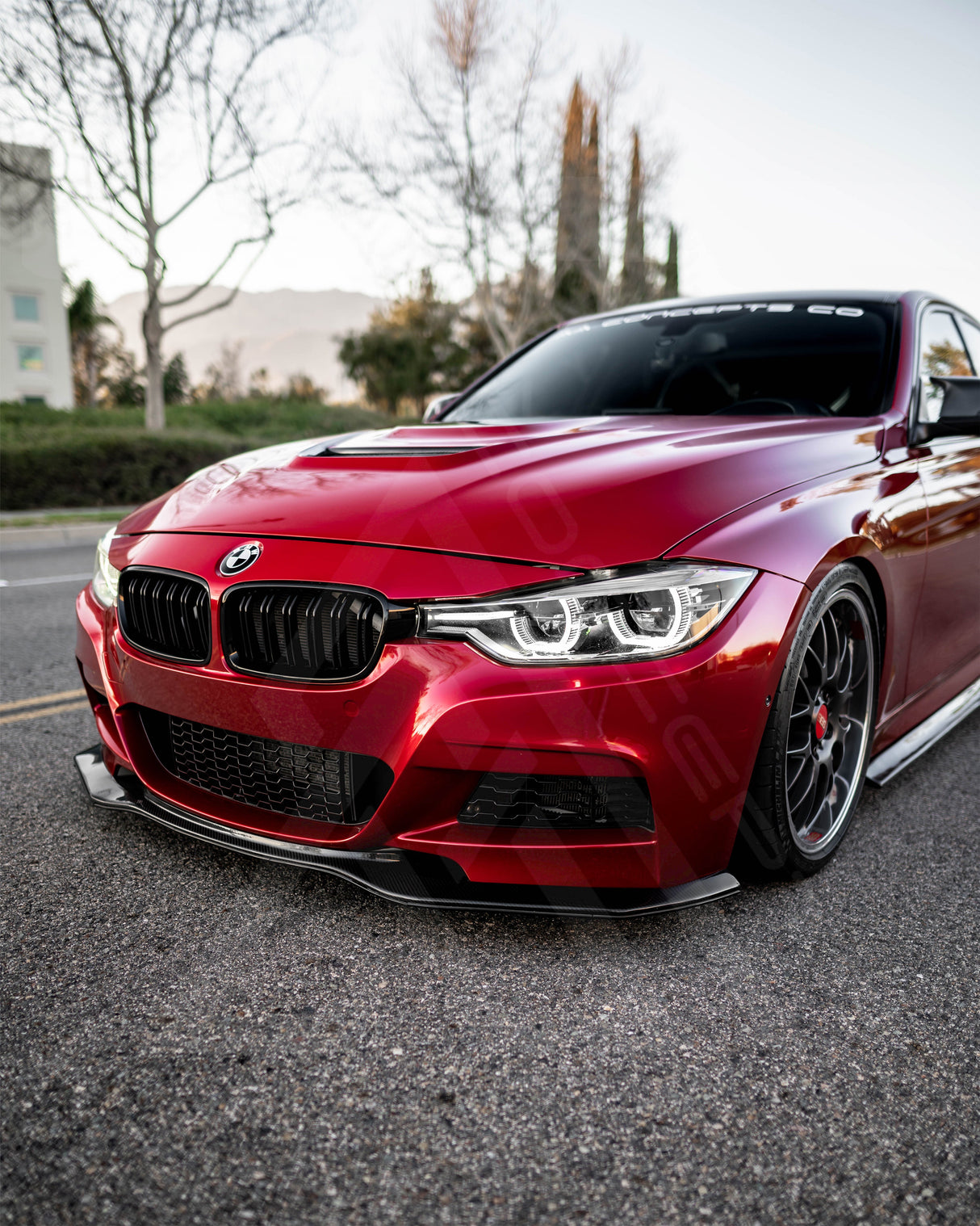 F30 Gloss Black M3 Style Front Kidney Grills