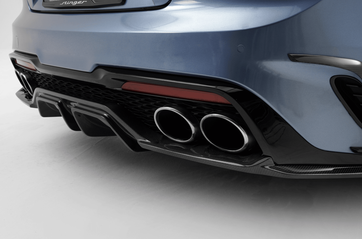 2022 Kia Stinger carbon fiber Meister rear diffuser V3 - ADRO 