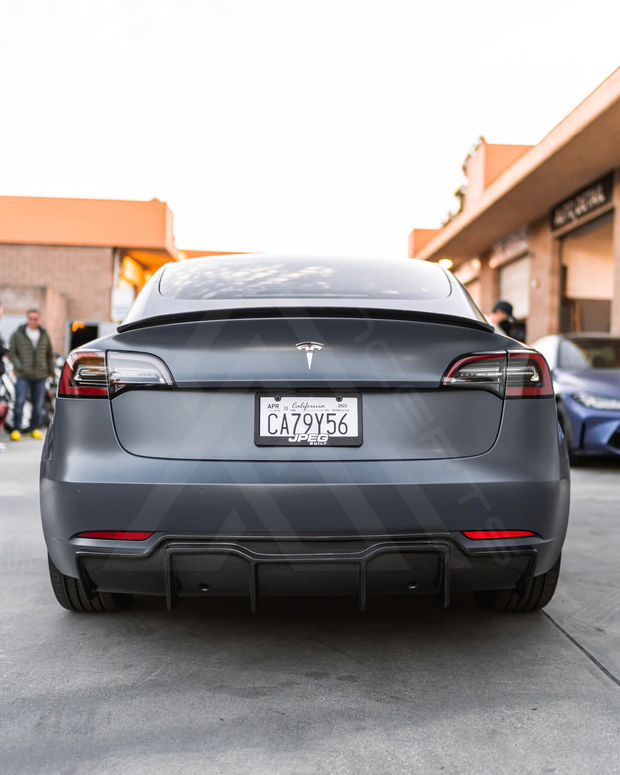 Tesla Model 3 OEM Style Carbon Fiber Trunk Lip