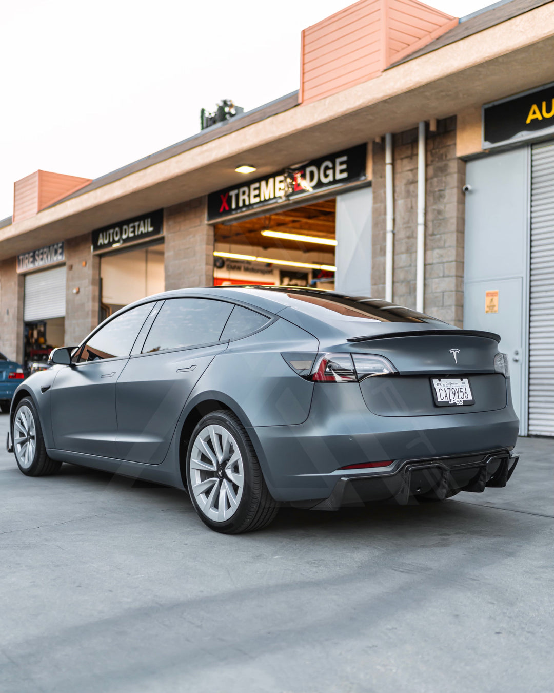 Tesla Model 3 Carbon Fiber V Style Diffuser – AA Concepts Co